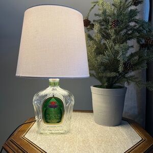Crown Royal Apple Whiskey Liquor Glass Bottle Lamp